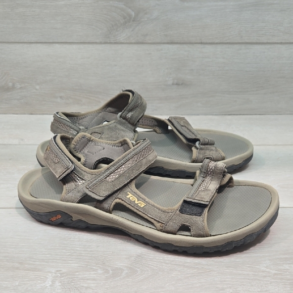 Teva Mens Outdoor Sandals Adjustable Straps Slide Shoes Sz 12 - Picture 1 of 11